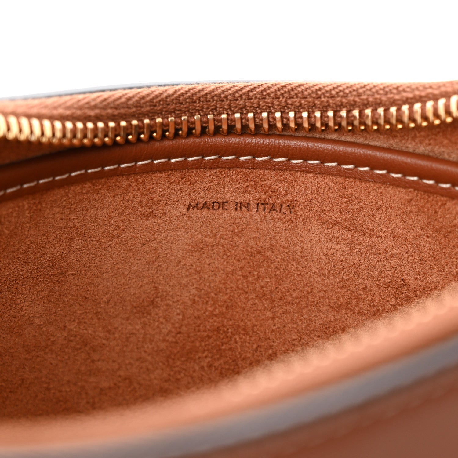 Smooth Calfskin Medium Strap Ava Shoulder Bag Tan