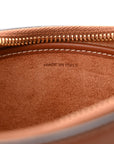 Smooth Calfskin Medium Strap Ava Shoulder Bag Tan