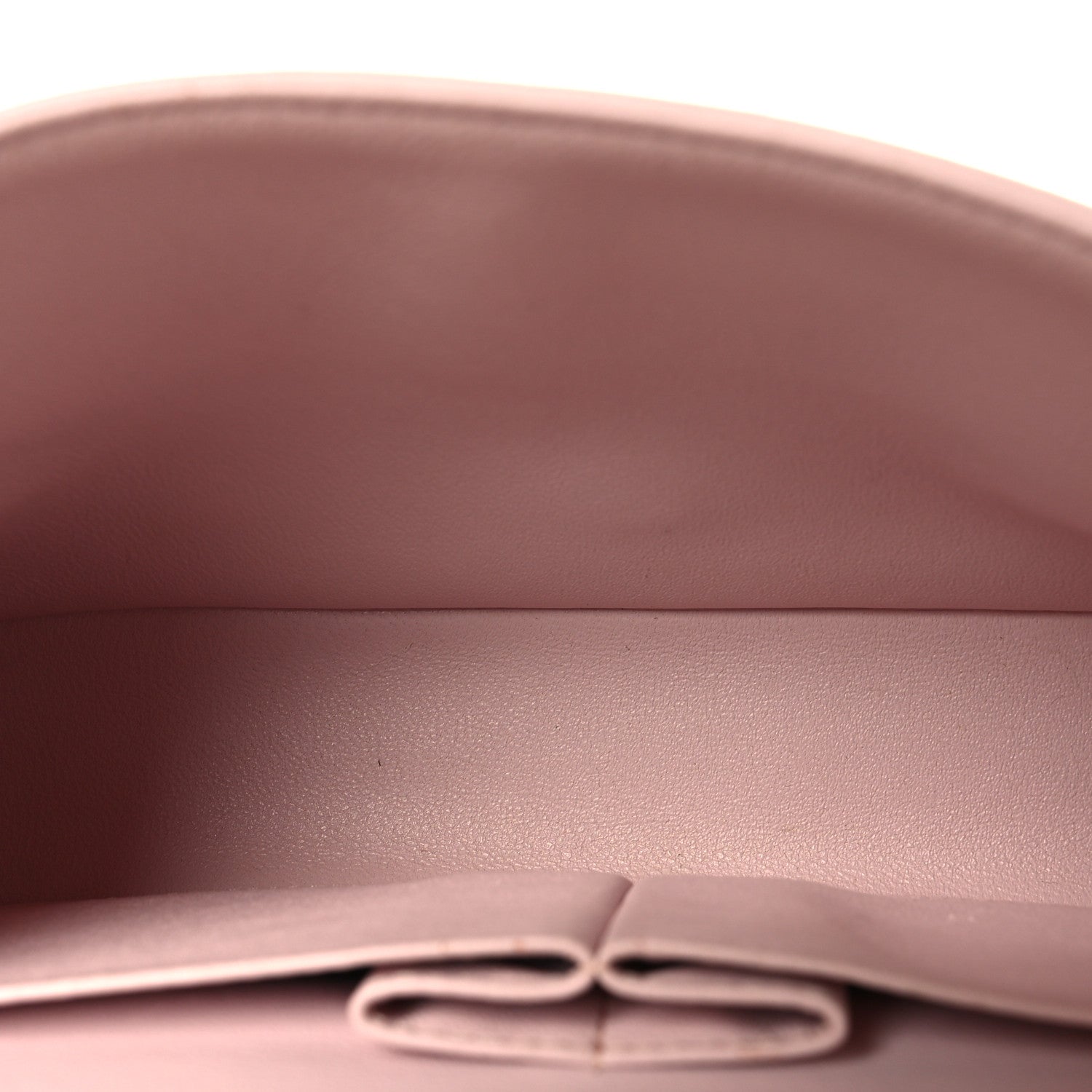 Lambskin Quilted Medium Double Flap Light Pink
