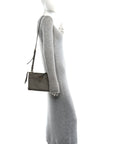 Vitello Phenix Double Zip Crossbody Bag Argilla