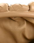 Nappa Maxi Intrecciato The Pouch Oversized Clutch Almond