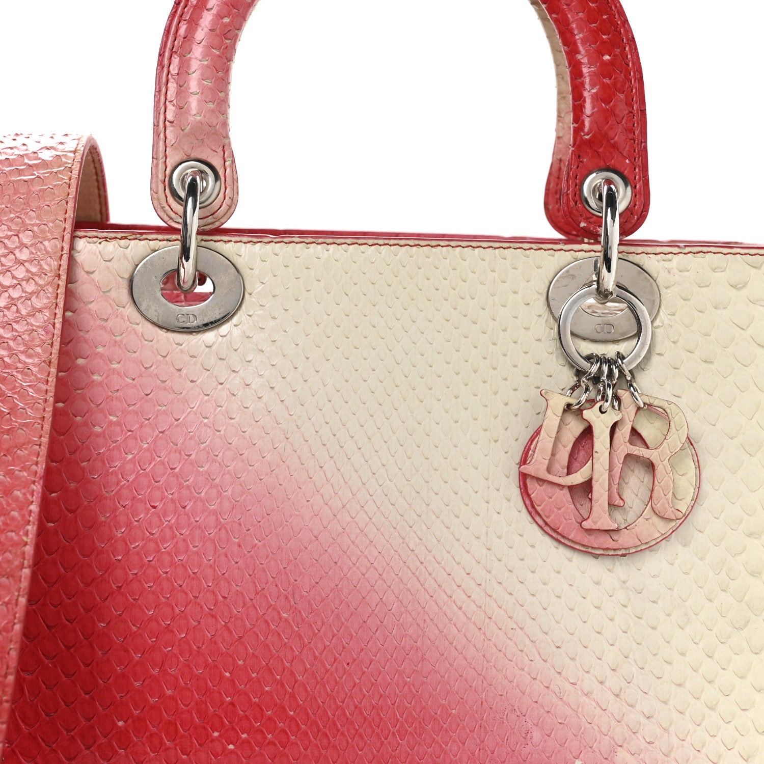 Snakeskin Ombre Medium Lady D1OR Red White