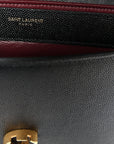 Grain De Poudre Monogram Cassandra Clasp Bag Black Rouge Legion