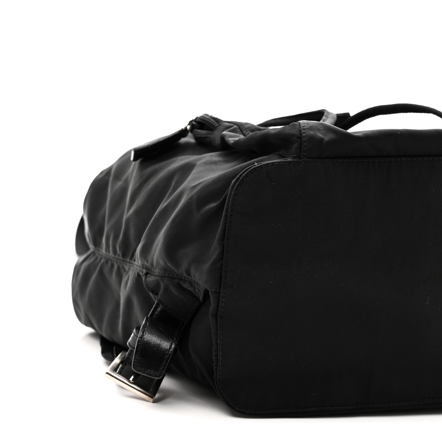 Tessuto Nylon Vela Cinch Backpack Black