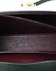 Grain de Poudre Medium Classic Monogram Cassandra Top Handle Dark Green
