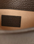 Monogram Jumbo GG Textured Dollar Calfskin Super Mini Dionysus Shoulder Bag Camel Ebony New Acero