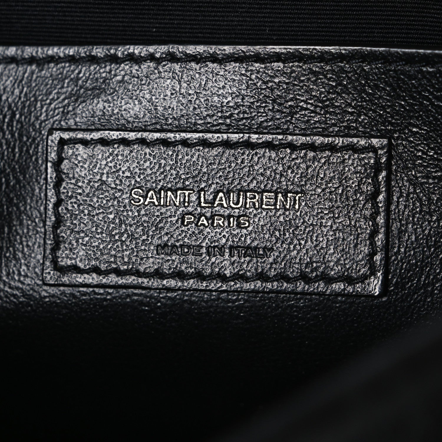 Crinkled Calfskin Matelasse Monogram Baby Niki Chain Satchel Black