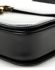 Shiny Calfskin Medium Triomphe Black