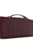 Nappa Intrecciato Long Andiamo Top Handle Clutch Barolo