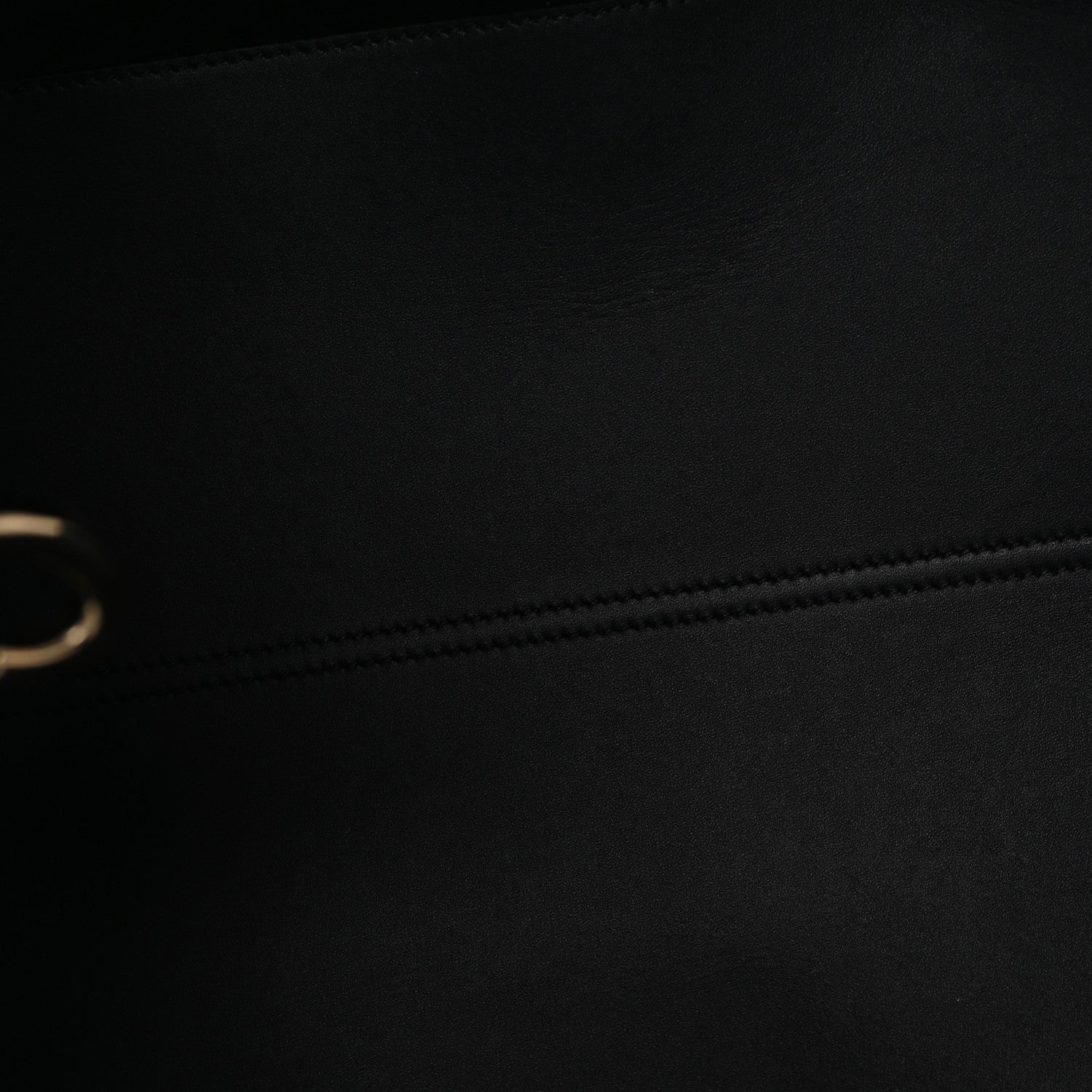 Calfskin Macrocannage Large Toujours Black