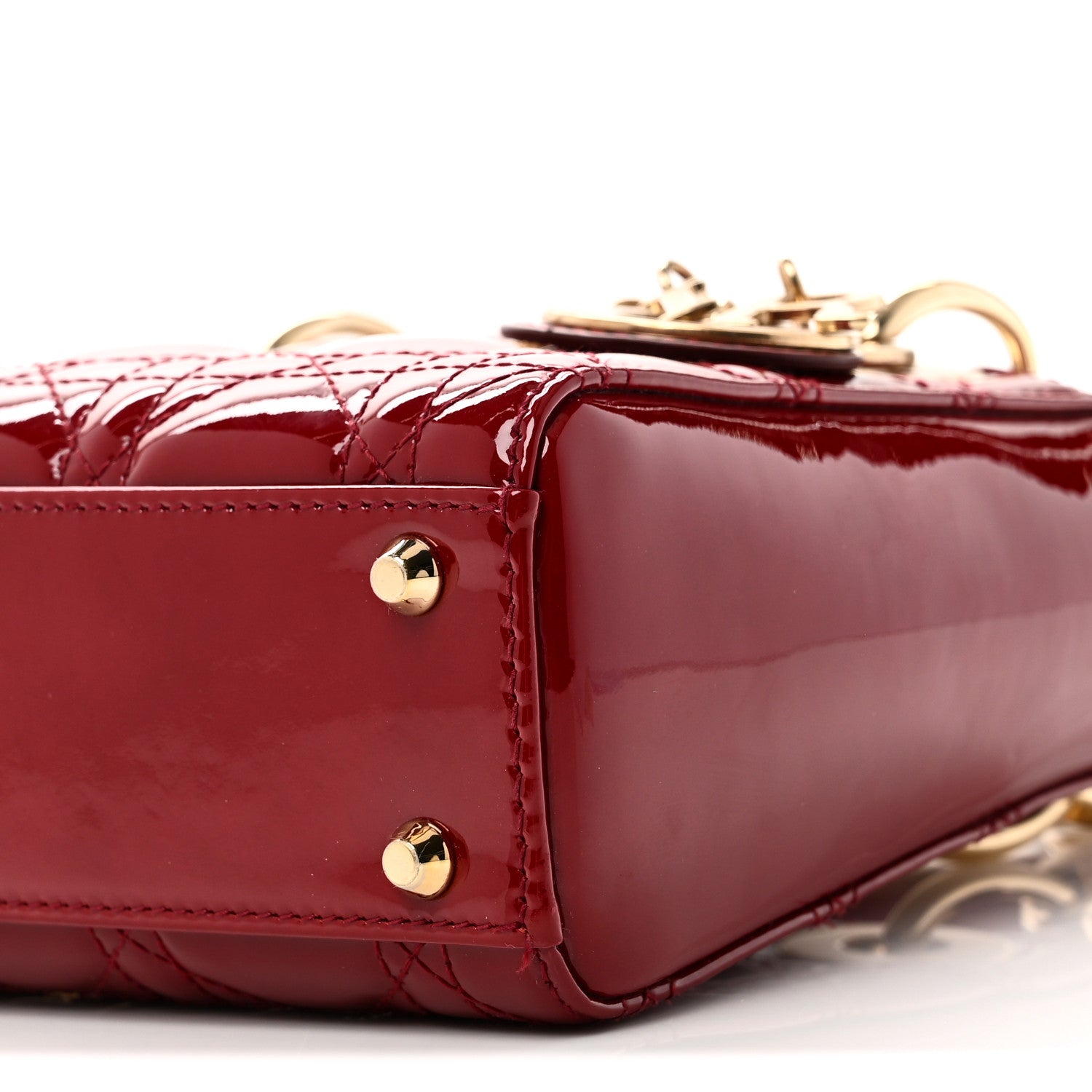 Patent Cannage Mini Lady D1OR Red