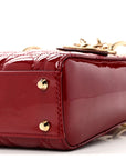 Patent Cannage Mini Lady D1OR Red