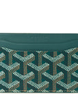 Goyardine Saint Sulpice Card Holder Green