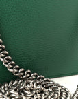 Calfskin Mini Dionysus Shoulder Bag Emerald
