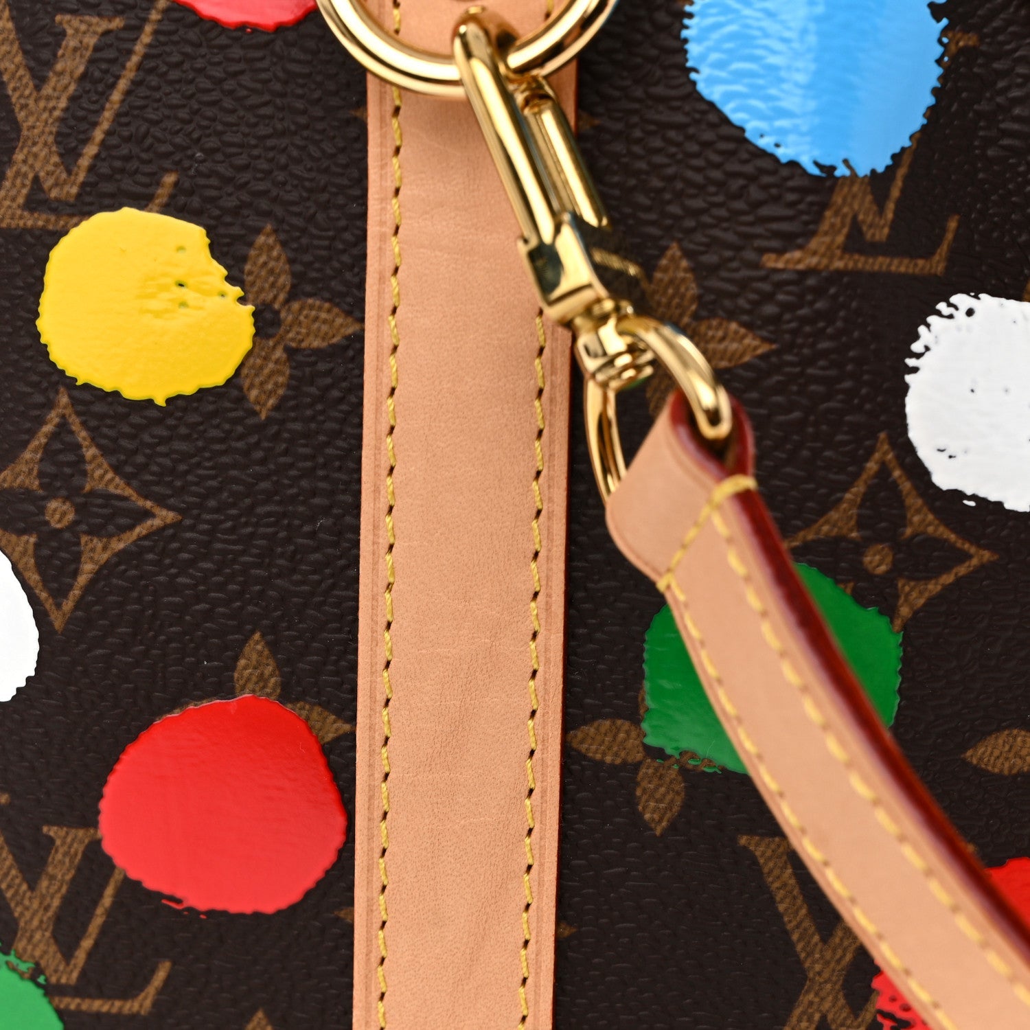 LV X YK Monogram Speedy Bandouliere 25 Multicolor