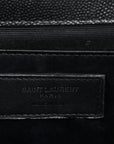 Grain De Poudre Medium Classic Monogram Monochrome Kate Satchel Black