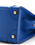 Smooth Calfskin Micro Luggage Royal Blue