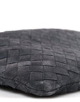 Suede Calfskin Intrecciato Medium Dustbag Grey