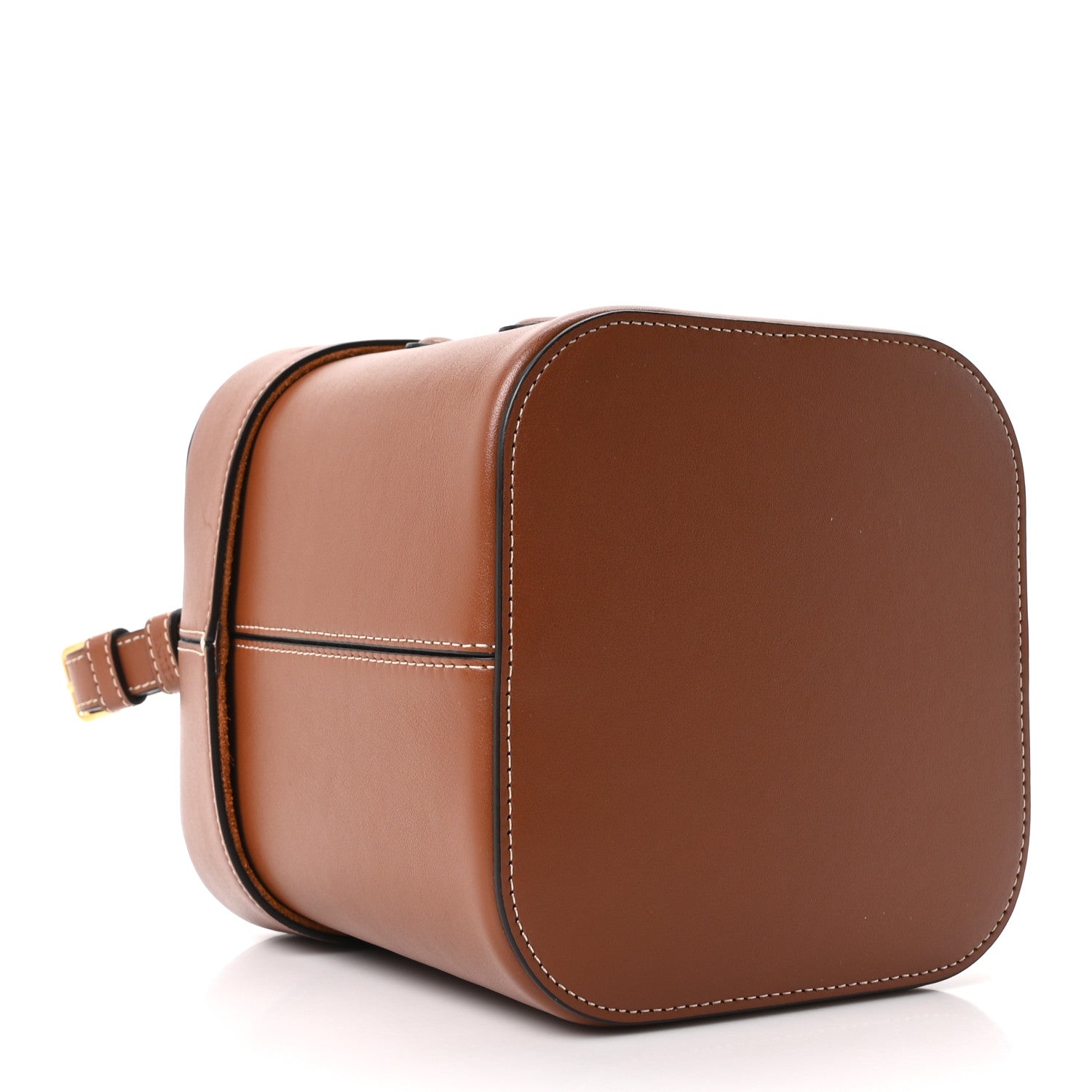 Smooth Calfskin Medium Cuir Triomphe Box Tan
