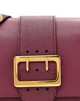 Soft Grain Calfskin Small Medley Crossbody Dark Plum