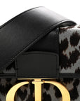 Pony Hair 30 Montaigne Box Bag Blue