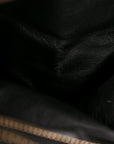 Snakeskin Large Luggage Black