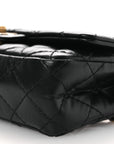 Aged Calfskin Quilted 2.55 Reissue Flap Belt Bag Clutch Black