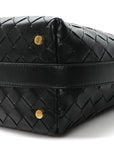 Calfskin Nappa Intrecciato Candy Wallace Black