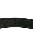 Satin Crystal Mini Saddle Bag Black