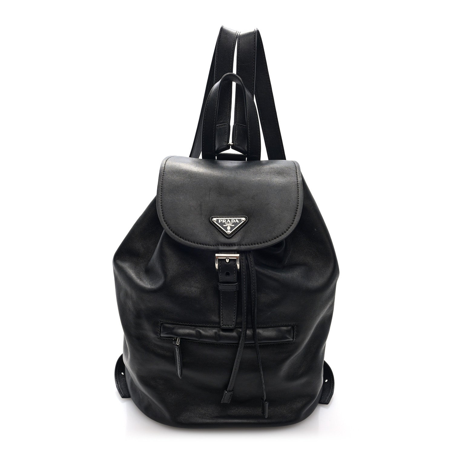 Calfskin Backpack Black