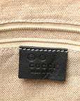 Soft MicroGCCIssima Small Zippered Satchel Black