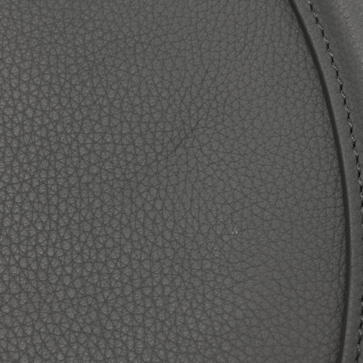 Baby Drummed Calfskin Micro Luggage Kohl