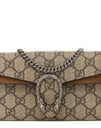 GG Supreme Monogram Super Mini Dionysus Shoulder Bag Taupe