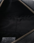 Pebbled Calfskin Mini Soho Disco Bag Black