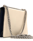 Calfskin Crystal Snake Embroidered Mini Dionysus Shoulder Bag Mystic White Hibiscus Red Blue Agata