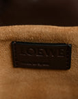 Calfskin Mini Flamenco Knot Clutch Chocolate