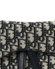 Oblique Saddle Bag Blue