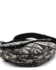 Oblique Mens Mini Saddle Bag Blue