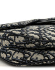 Oblique Saddle Bag Blue