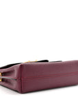 Soft Grain Calfskin Small Medley Crossbody Dark Plum