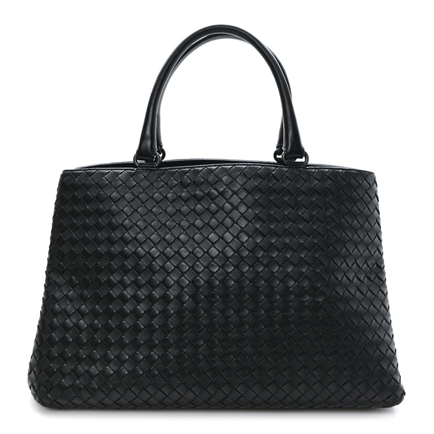 Nappa Intrecciato Milano Tote Black