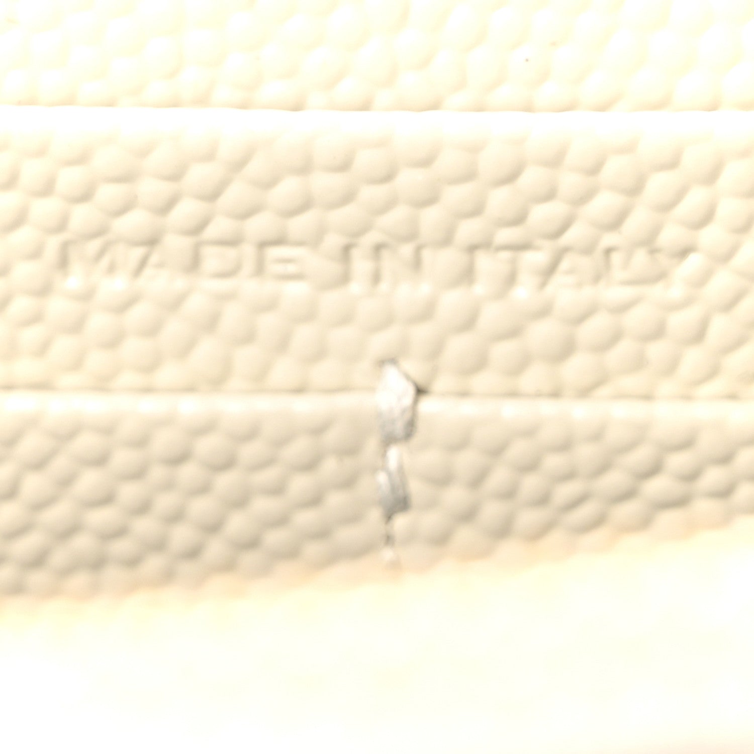 Grain De Poudre Matelasse Chevron Monogram Envelope Chain Wallet Crema Soft