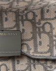 Oblique Slim Saddle Pouch Grey