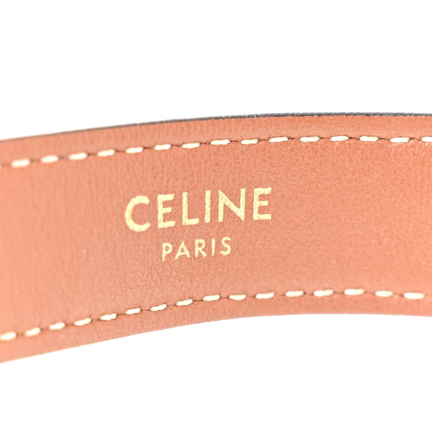Smooth Calfskin Medium Strap Ava Triomphe Shoulder Bag Tan