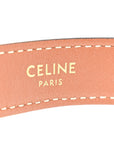 Smooth Calfskin Medium Strap Ava Triomphe Shoulder Bag Tan