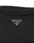 Tessuto Nylon Triangle Shoulder Bag Black