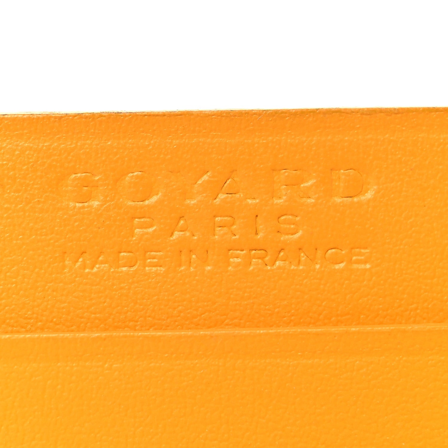 Goyardine Saint Sulpice Card Holder Yellow