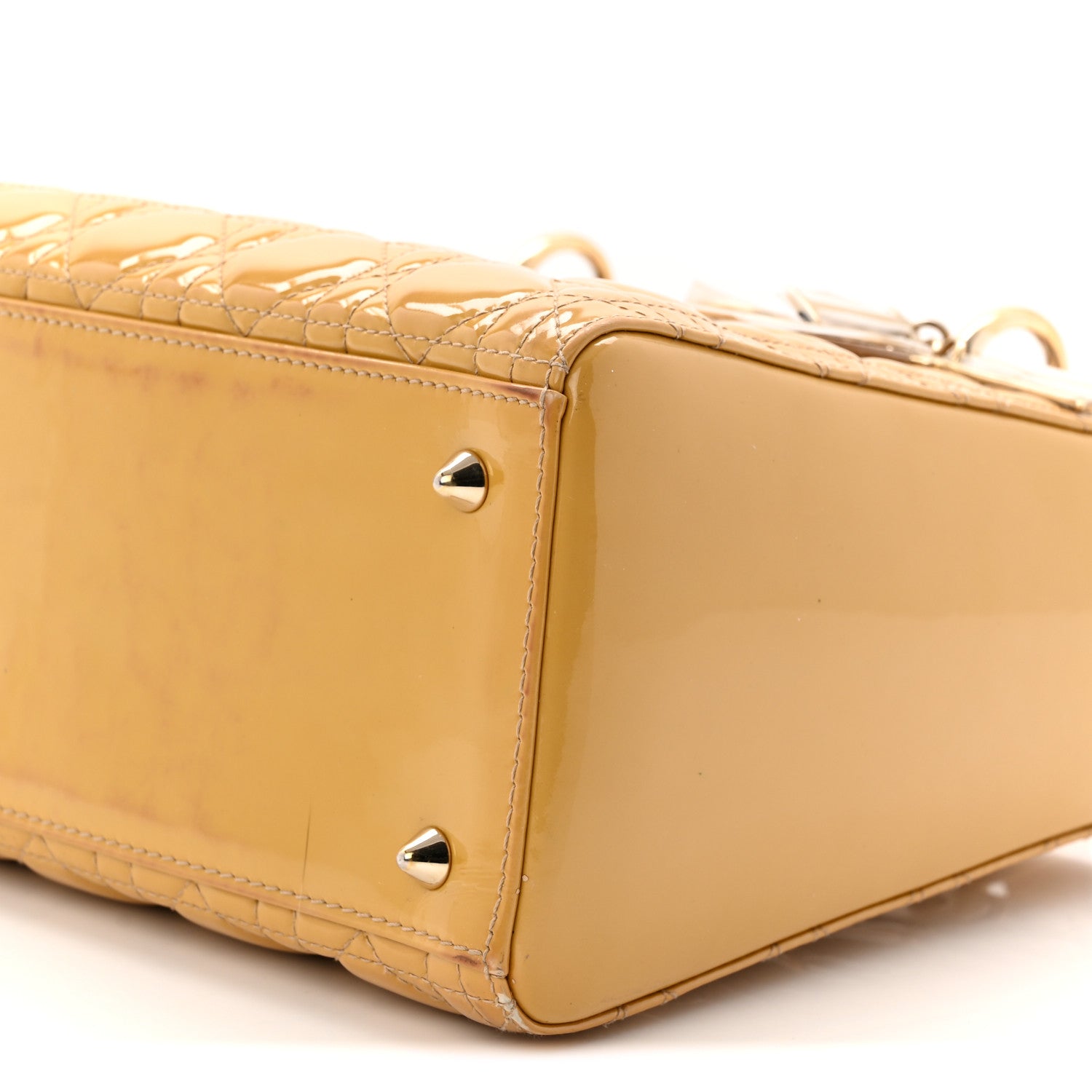 Patent Cannage Medium Lady D1OR Beige