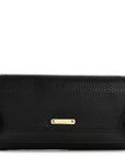 Grain Calfskin Continental Wallet Black