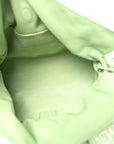 Nappa Calfskin Flamenco Knot Clutch Green